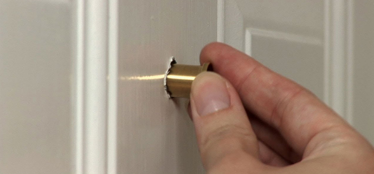 peephole door repair in Atherton
